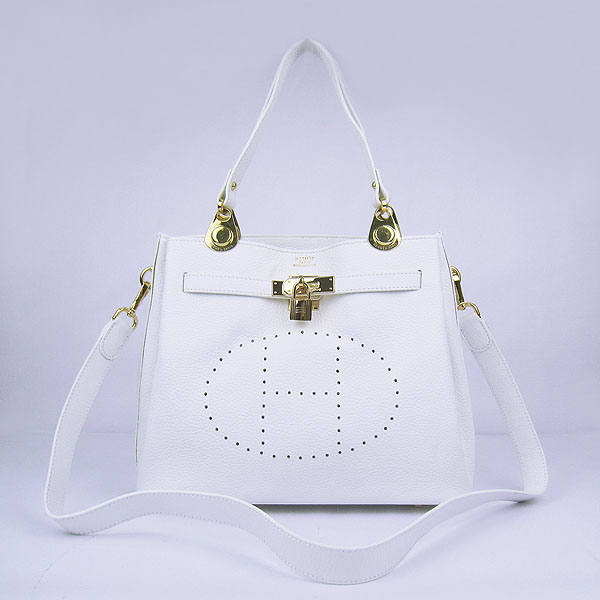 Best Hermes New Arrival Double-duty handbag White 60668